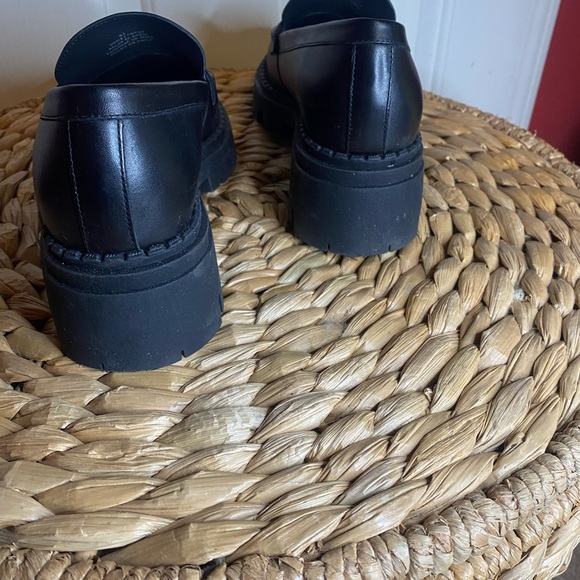 Free People Lyra Lug Sole Loafer in Black Size 41 - Picture 9 of 11